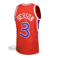 Philadelphia 76ers Allen Iverson 1996-97  Hardwood Classics Swingman Alternate Jersey by Mitchell & Ness