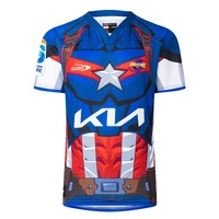 Official Hurricanes 2025 Marvel Captain America Disney Jersey Rugby Union by Classic