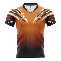 Wests Tigers Kids Home Supporter Jersey NRL Rugby League By Burley Sekem