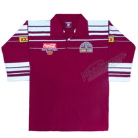 Queensland Maroons 1997 State of Origin NRL Vintage Retro Heritage Rugby League Jersey Guernsey