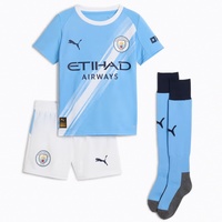 Manchester City FC 2025/26 Infant / Kids Replica Jersey Set Football (Soccer) by Puma