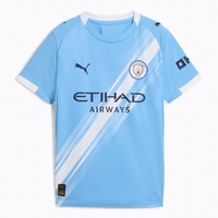 Manchester City FC 2025/26 Kids Home Jersey Football Soccer by Puma