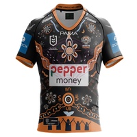 Wests Tigers 2025 Kids Indigenous Jersey NRL Rugby League by Steeden