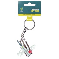 Cricket Australia Bat, Ball & Stumps Keyring by Trofe Australia