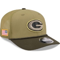 Green Bay Packers Official 9SEVENTY NFL Salute to Service Trucker Cap Snapback By New Era
