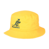 Wallabies Official Gold Twill Bucket Hat Rugby Union by American Needles