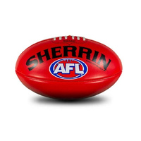 Sherrin AFL Official Replica Foot Ball PVC Mini 20cm  - Red