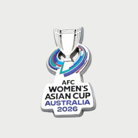Asian Women's Football Cup AFC Australia 2026 Coloured Logo Pin by Trofe