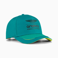 Aston Martin Aramco F1 Racing Adult Graphic Baseball Cap By Puma