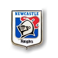 Newcastle Knight NRL Heritage Team Metal Logo Pin Badge