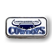 North Queensland Cowboys NRL Heritage Team Metal Logo Pin Badge