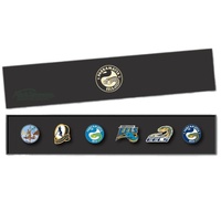Parramatta Eels NRL Evolution Series Collection Set Team Metal Logo Pin Badge