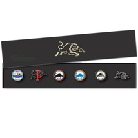 Penrith Panthers NRL Evolution Series Collection Set Team Metal Logo Pin Badge