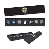 Canterbury-Bankstown Bulldogs NRL Evolution Series Collection Set Team Metal Logo Pin Badge