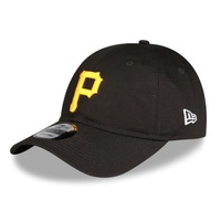 Pittsburgh Pirates New Era 9TWENTY Strap Adjustable Cap - Black