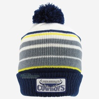 North Queensland Cowboys Adult NRL Heritage Retro Beanie Rugby League