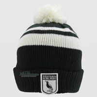 Western Suburbs Magpies Adult NRL Heritage Retro Beanie Rugby League
