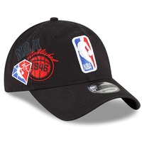 NBA LOGOMAN NEW ERA NBA 21-22 BACK HALF 9TWENTY HAT - BLACK