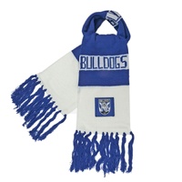 Canterbury Bankstown Bulldogs NRL Rugby League Bar Scarf By Burley Sekem