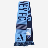 Sydney FC Adult's Linebreak Jacquard Scarf A-League Soccer Football By Burley Sekem