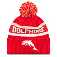 Dolphins Official Team Colors Beanie NRL By New Era