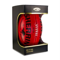 Sherrin Official AFL Kangaroo Brand KB Leather Ball Box Size 5
