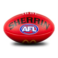 Sherrin AFL Leather Replica Ball Size 5 - Red