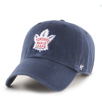 Toronto Maple Leafs Vintage Navy '47 CLEAN UP Cap by 47 Brand - NHL Snapback
