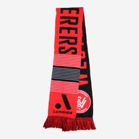 Western Sydney Wanderers FC Adult's Linebreak Jacquard Scarf A-League Soccer Football