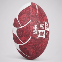 British & Irish Lions 2025 Tour Official Thrillseeker Supporter Ball Red Size 5 by Canterbury