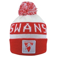 Sydney Swans AFL Adults Bar Beanie