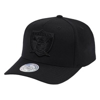 Las Vegas Raiders Evergreen Low Pro Evergreen Cap Snapback Black in Black NFL by Mitchell & Ness
