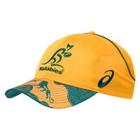 Wallabies 2025 Lions Tour Adult Media Cap Gold Rugby Union by Asics