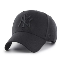 New York Yankees Balck on Balck MVP Cap by 47 Brand Snapback