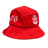 Tonga RL 2025-26 Mens Bucket Hat Rugby League by Dynasty