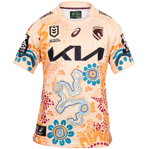 Brisbane Broncos 2026 Indigenous Jersey NRL Rugby League By Asics
