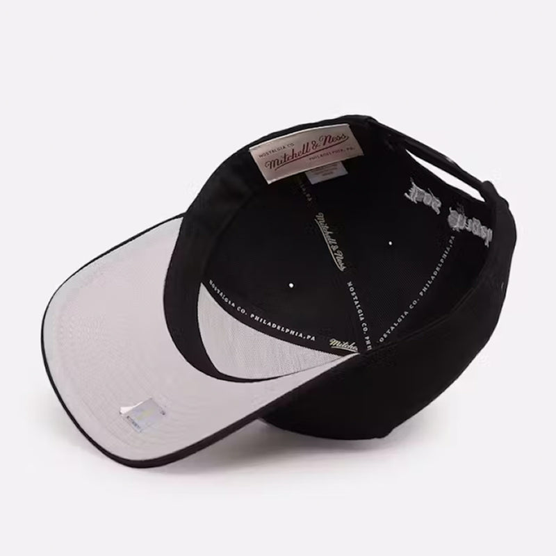 Los Angeles Lakers Gothic Letter Pro Pinch Snapback Cap by Mitchell & Ness