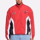 Chicago Bulls Nylon Track Jacket Red NBA by Mitchell & Ness - new