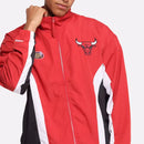 Chicago Bulls Nylon Track Jacket Red NBA by Mitchell & Ness - new