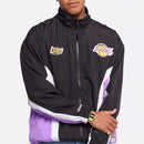 Los Angeles Lakers Nylon Track Jacket Red NBA by Mitchell & Ness - new