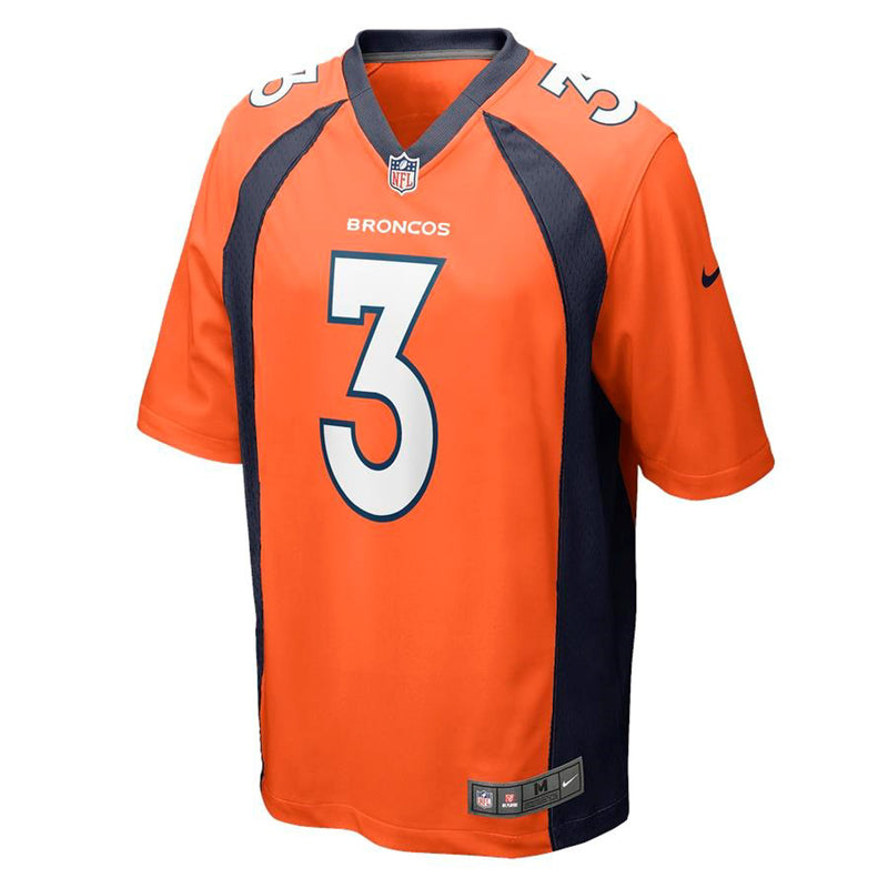 Denver Broncos Official Russell Wilson Team Game Jersey Orange NFL by Nike