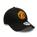 Manchester United Kids Black 9Forty Cap Cloth Strap Adjustable Football (Soccer) By New Era - new