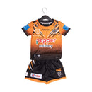 Wests Tigers 2026 Toddler's Home Jersey and Shorts Set NRL Rugby League by Canterbury