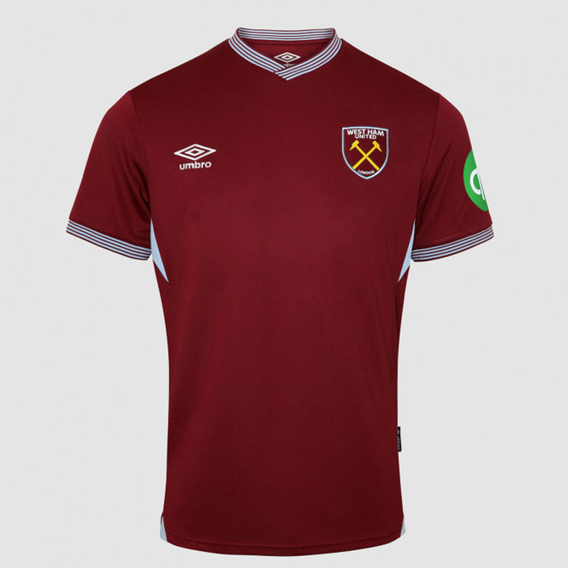 West Ham United FC 2025/26 Men's Home Jersey Football Soccer by Umbro