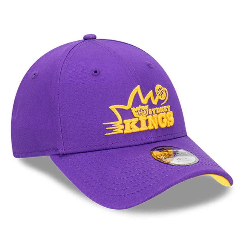 Sydney Kings Official Kids Team Colours 9FORTY Snapback Adjustable Cap By New Era - new