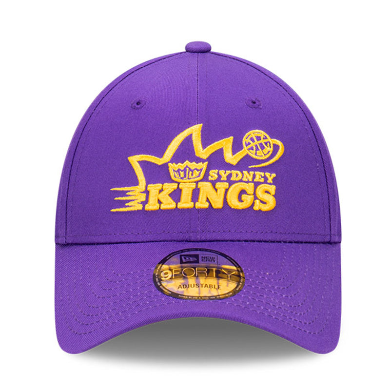 Sydney Kings Official Adult Team Colours 9FORTY Snapback Adjustable Cap By New Era - new