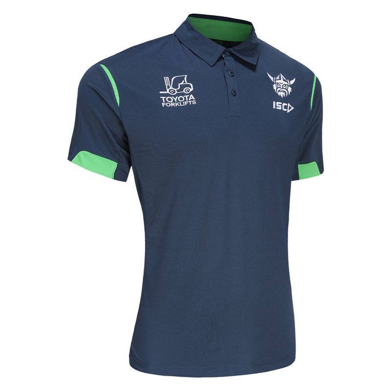 Canberra Raiders 2024 Mens Polo Shirt NRL Rugby League by ISC - new