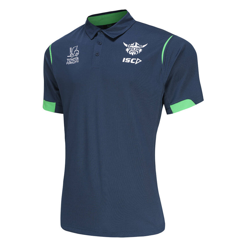 Canberra Raiders 2024 Mens Polo Shirt NRL Rugby League by ISC - new