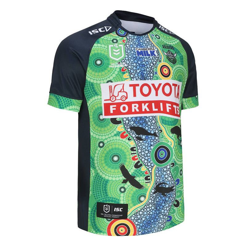 Canberra Raiders Indigenous 2024 Men's Jersey NRL Rugby League By ISC - new