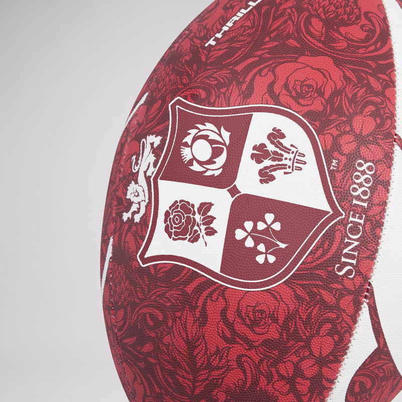 British & Irish Lions 2025 Tour Official Thrillseeker Supporter Ball Red Size 5 by Canterbury - new